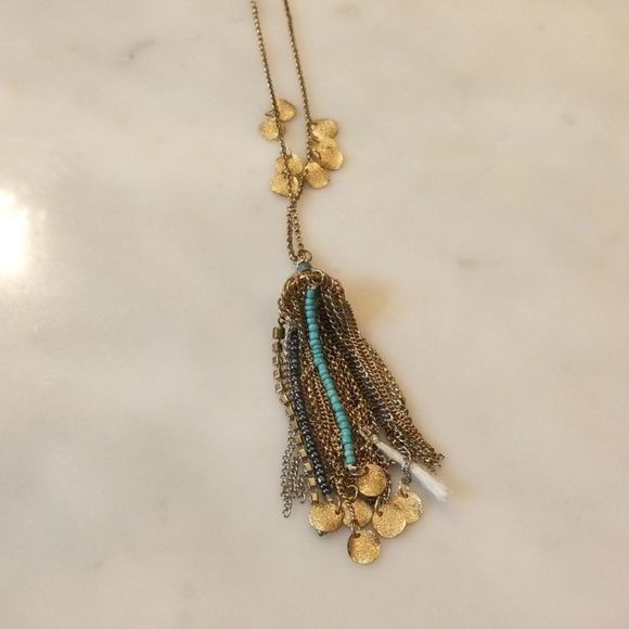 Long Boho Statemet Necklace - Picture 6 of 6